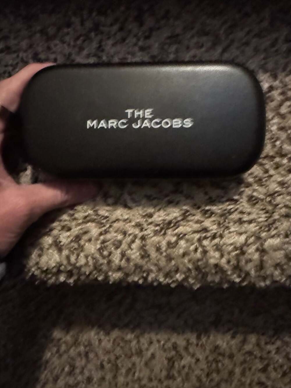 The Marc Jacobs Black Hard Shell Sunglasses Eyeglasses Case